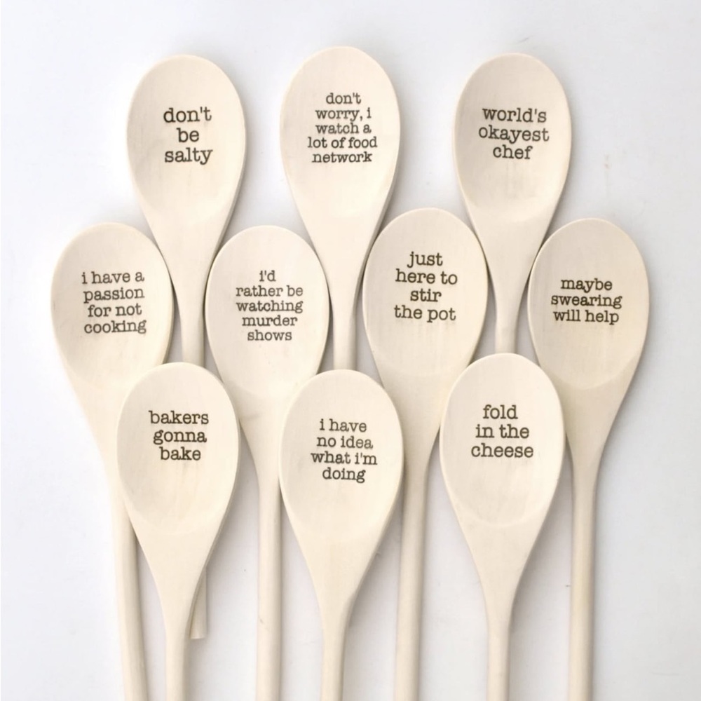 Funny Wooden Spoons, choose 1 - Picture 4 of 6
